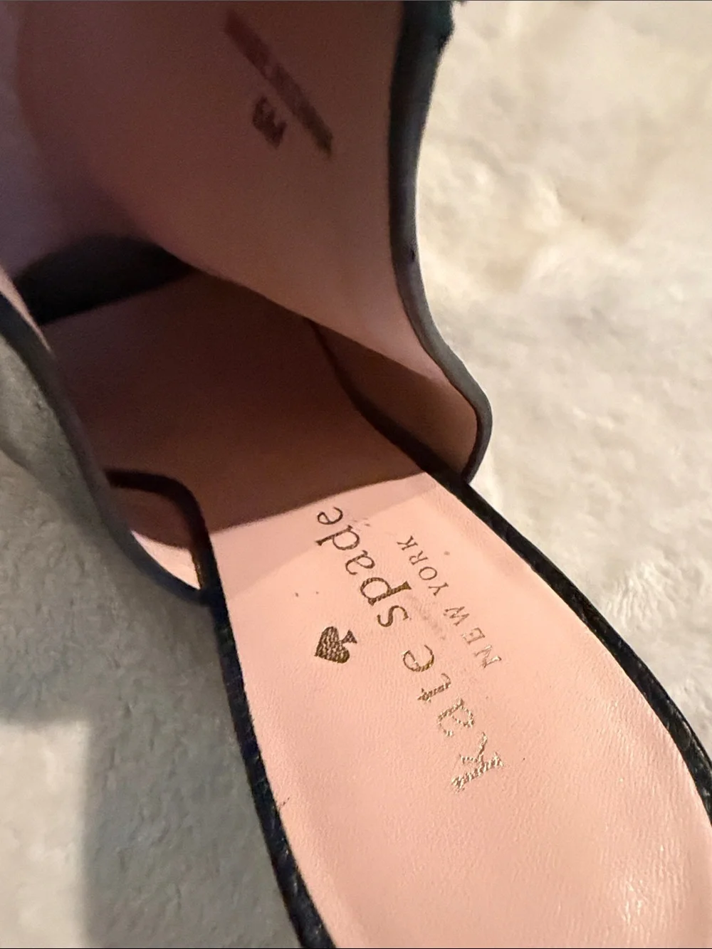 kate spade Black Leather Open-Toe Ankle-Wrap Wedge Sandals